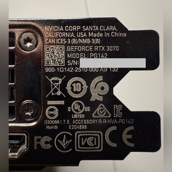 NVIDIA RTX 3070 Graphics Card - Picture 4 of 4